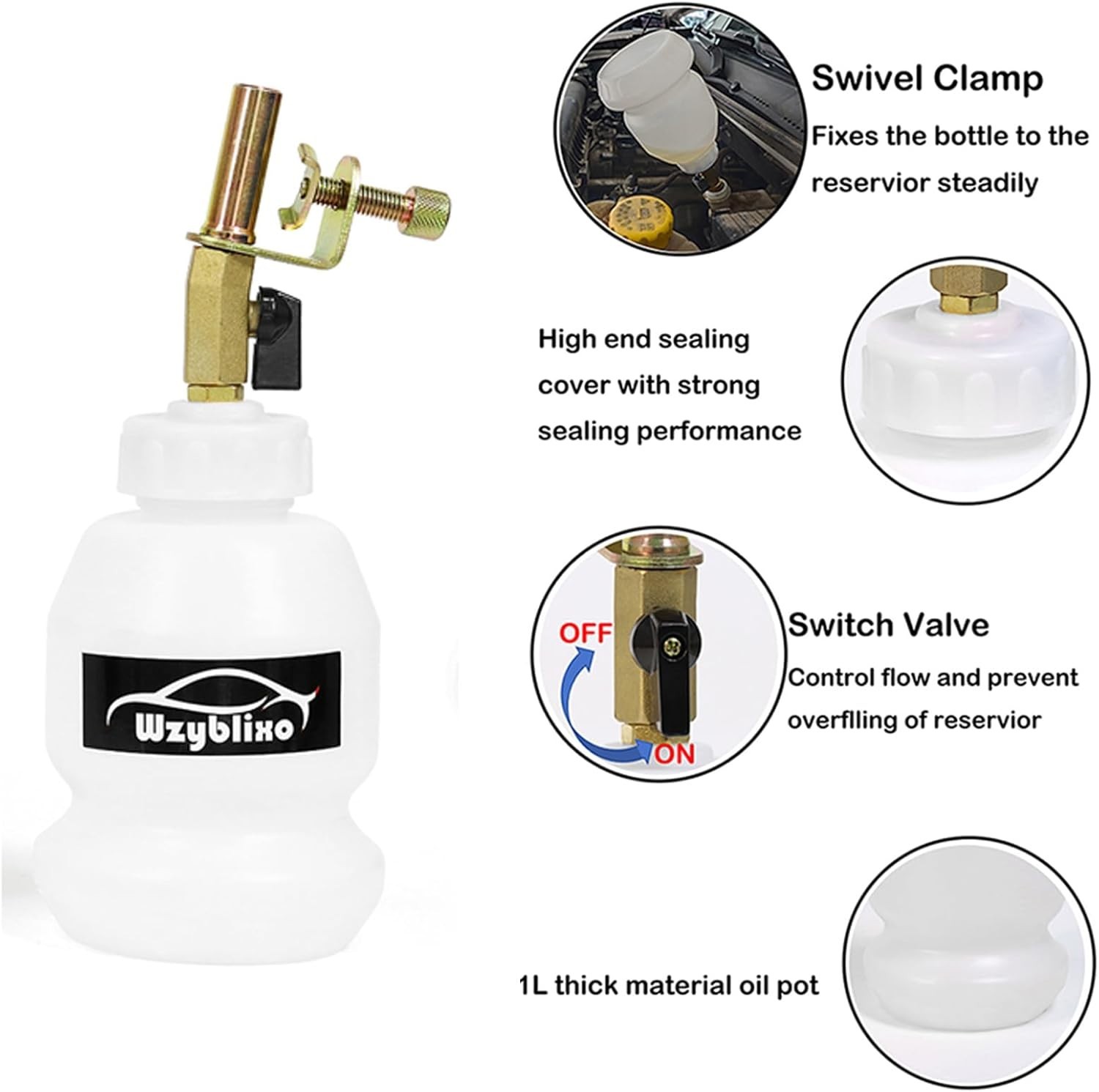 Vacuum Brake Bleeder - Vacuum Brake Bleeder Kit with Brake Fluid Extractor an...