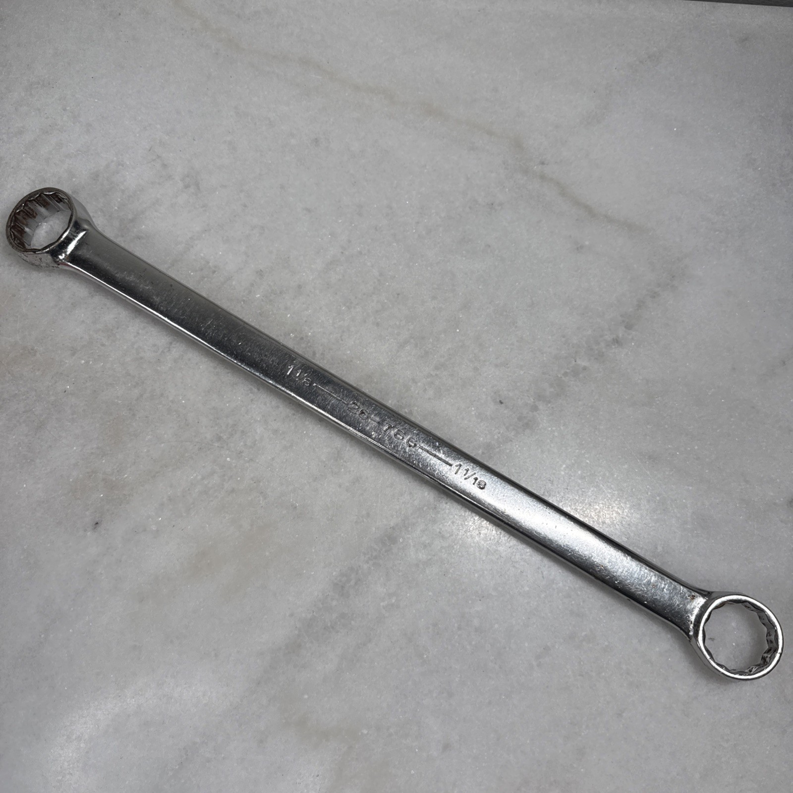 Armstrong 1-1/8" x 1-1/16" Box End Wrench 26-766 - Made in the USA