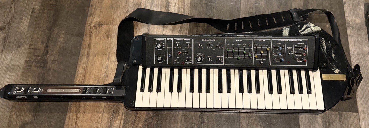 Moog Liberation Keytar Analog Synth w/ Interface Power Supply & Case Vintage