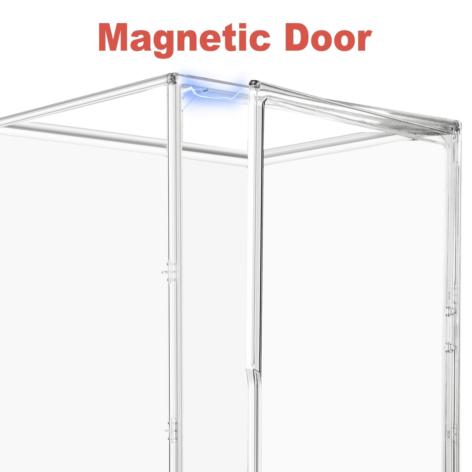 23.6 inch Tall Acrylic Display Case 13.8'' x 12.2'' x 23.6'' Stackable Boot &...
