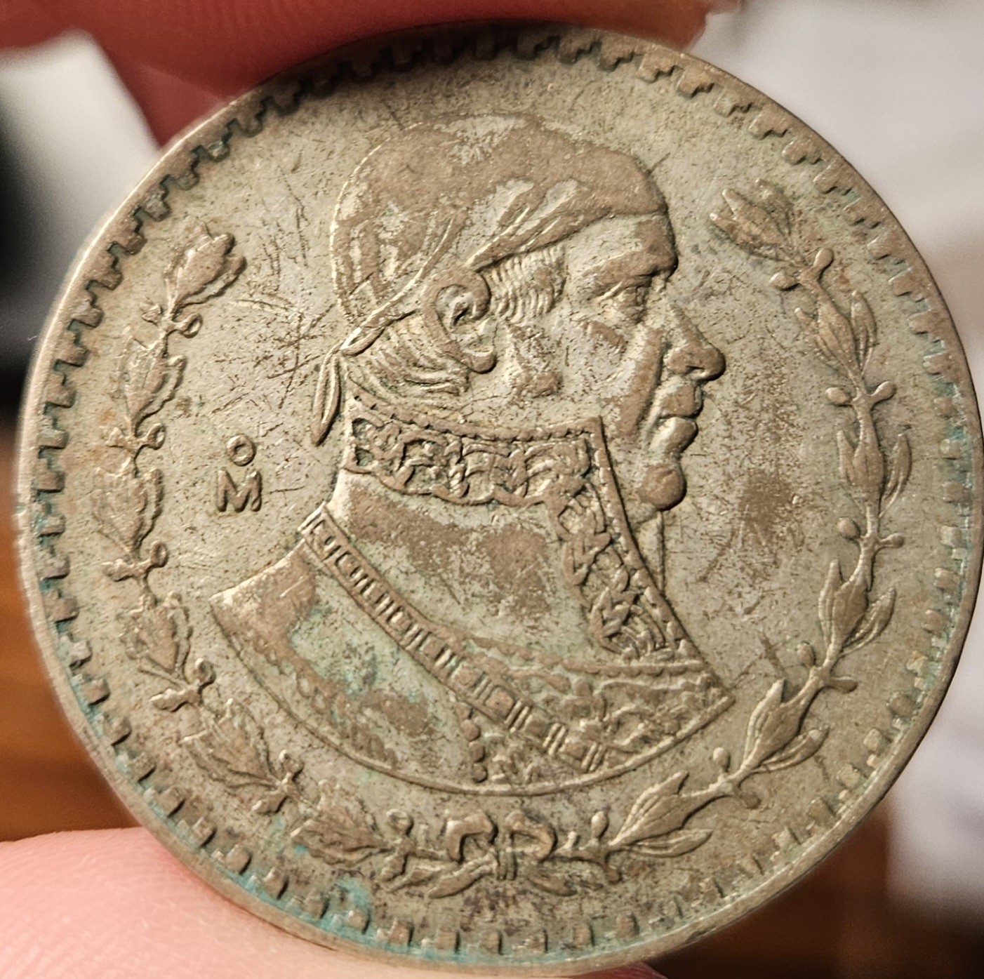 1898 Mo AM Mexico 1 Peso Silver Coin