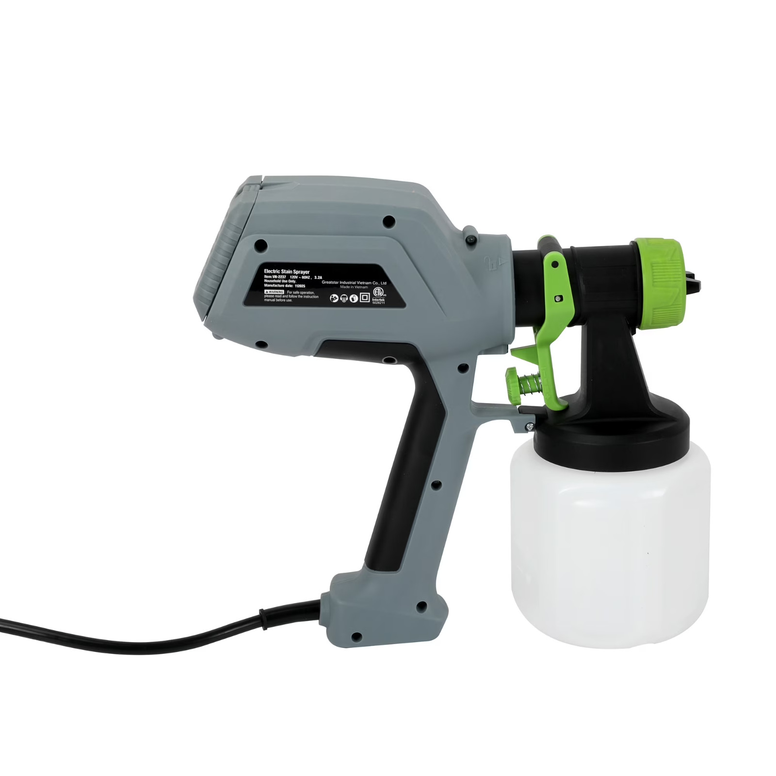 WORKPRO Electric Stain Sprayer, 1.8mm Nozzle