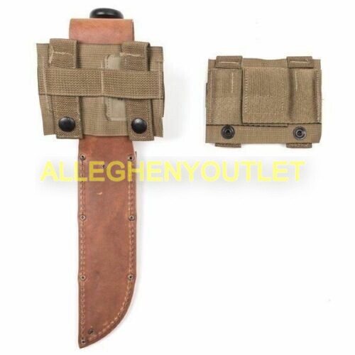 USGI Issue K-BAR KABAR ADAPTER Kbar Molle Coyote ALICE MALICE USMC US Military
