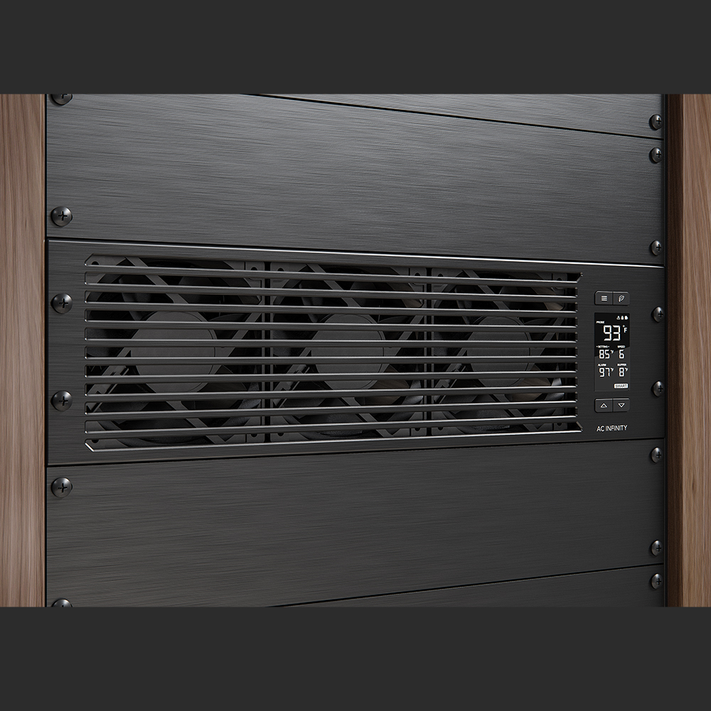 CLOUDPLATE T9-N , Rack Mount Cooling Fan Panel 3U Intake, AV Equipment 19" Rack