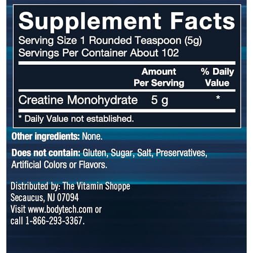 Monohidrato De Creatina En Polvo 100 % Pura (18 Oz)