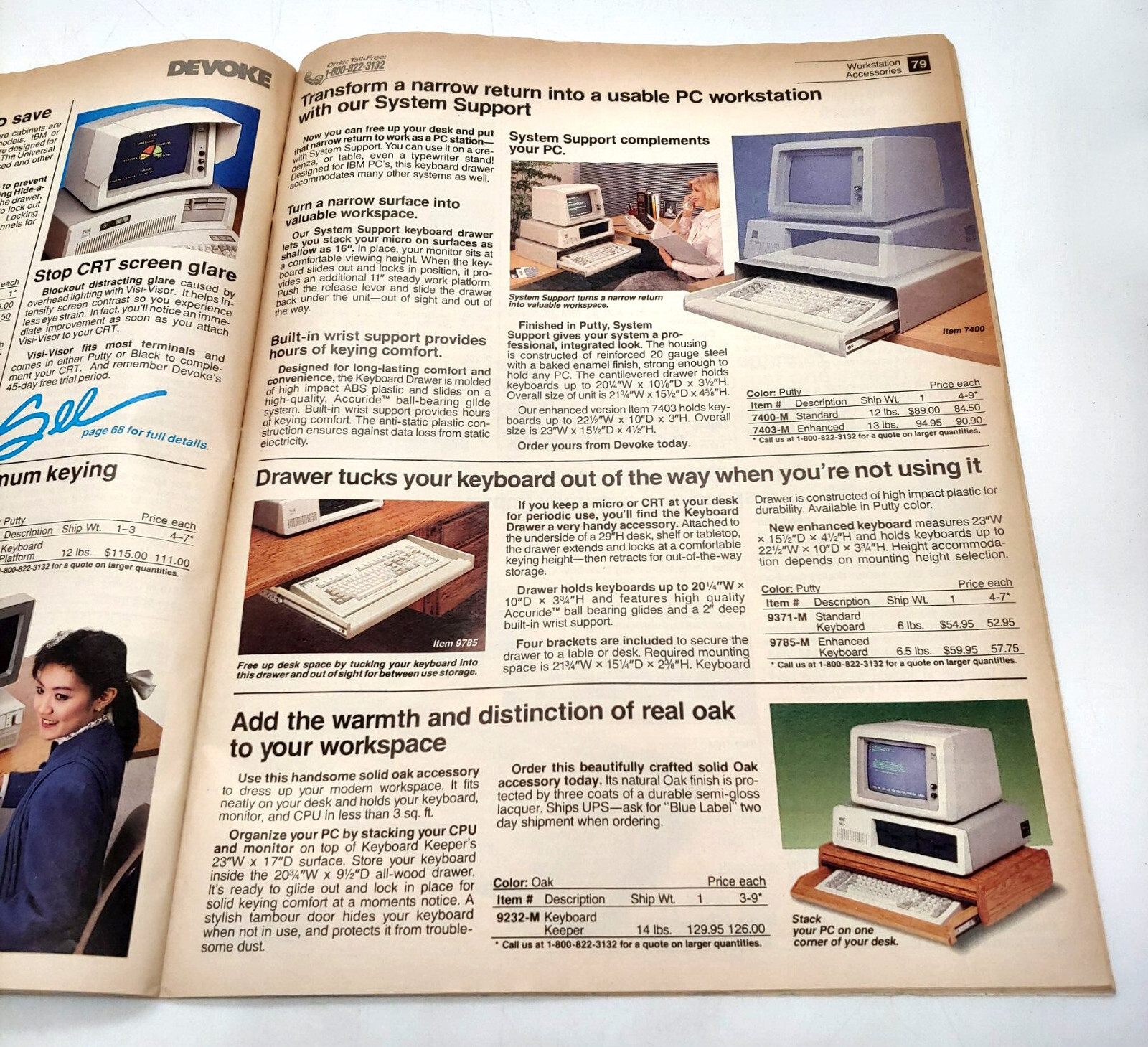Summer 1988 Devoke Computer Support Products Catalog