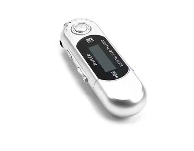 USB MP3 Player with LCD & FM – 4G Storage Music Stick Portable Device