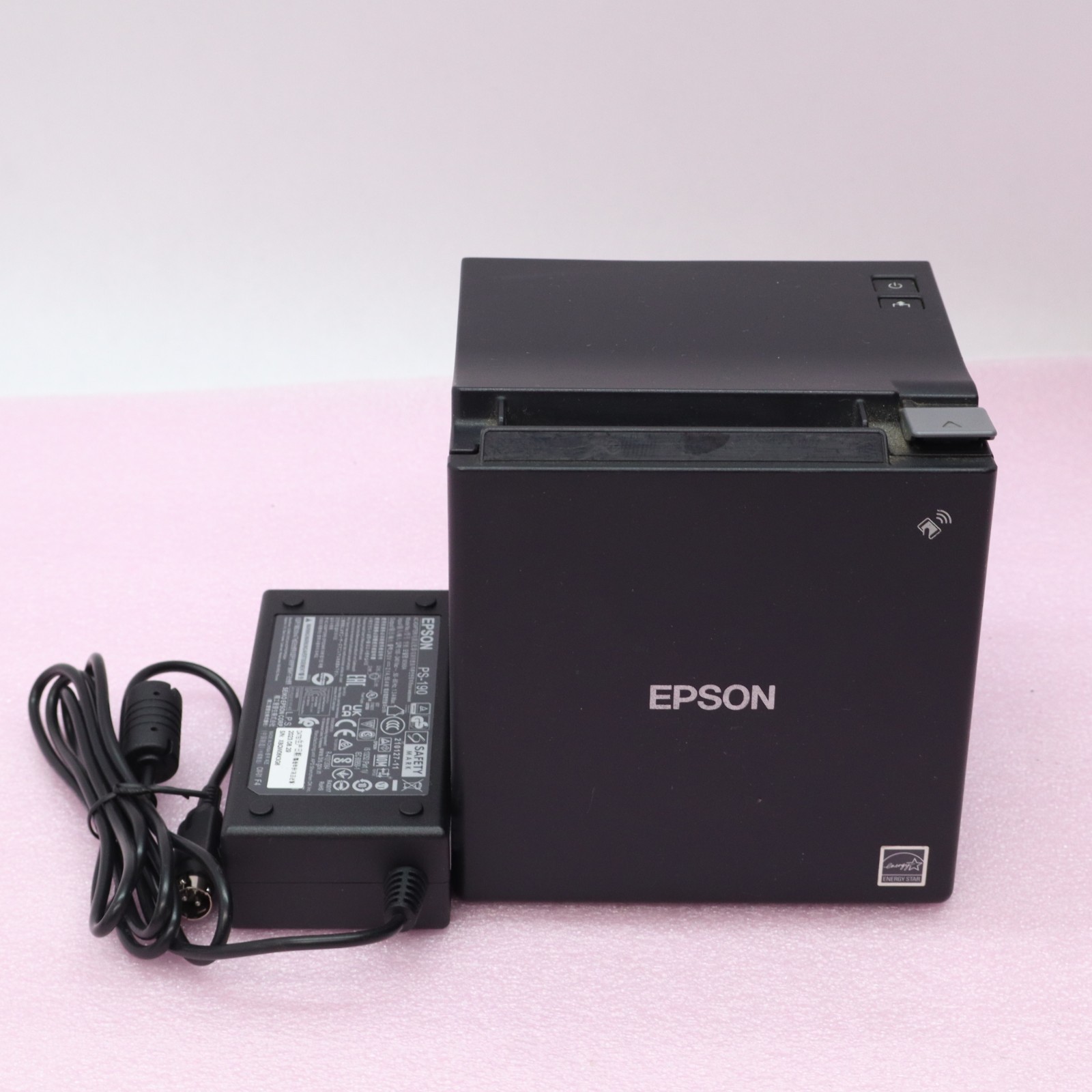 Epson TM-M30 Thermal Label Printer Print Tested W/Power Adapter T5