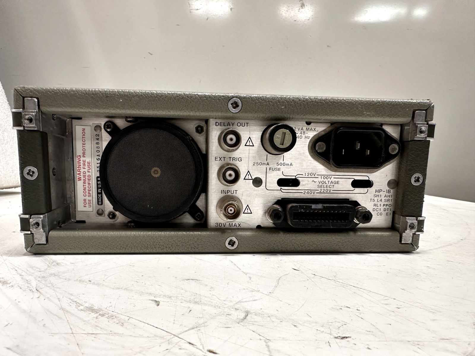HP 3437A SYSTEMS VOLTMETER POWERS UP UNTESTED.