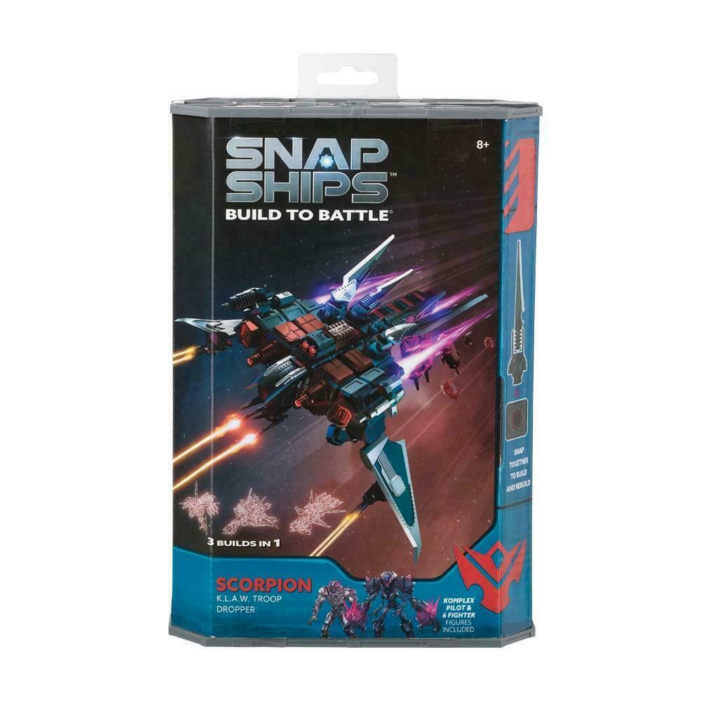 Play Monster Snap Ships Scorpion K.L.A.W. Troop Dropper New
