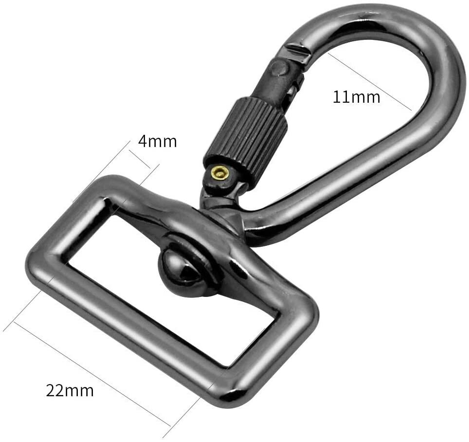 Quick Release Trigger Snap Hook Ring Carabiner w/Screw Lock for Canon Nikon Sony