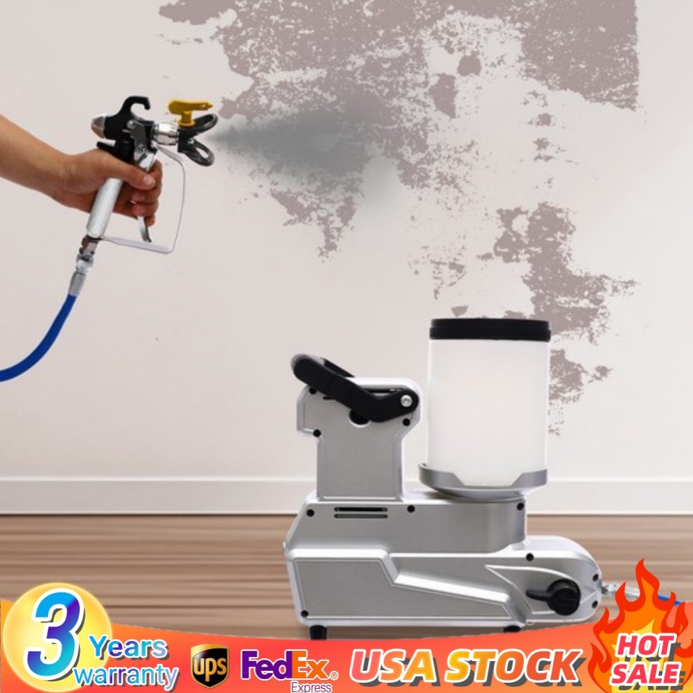 Airless Sprayer Portable Small Real Stone Paint Sprayer Small Paint 2.5L Hopper