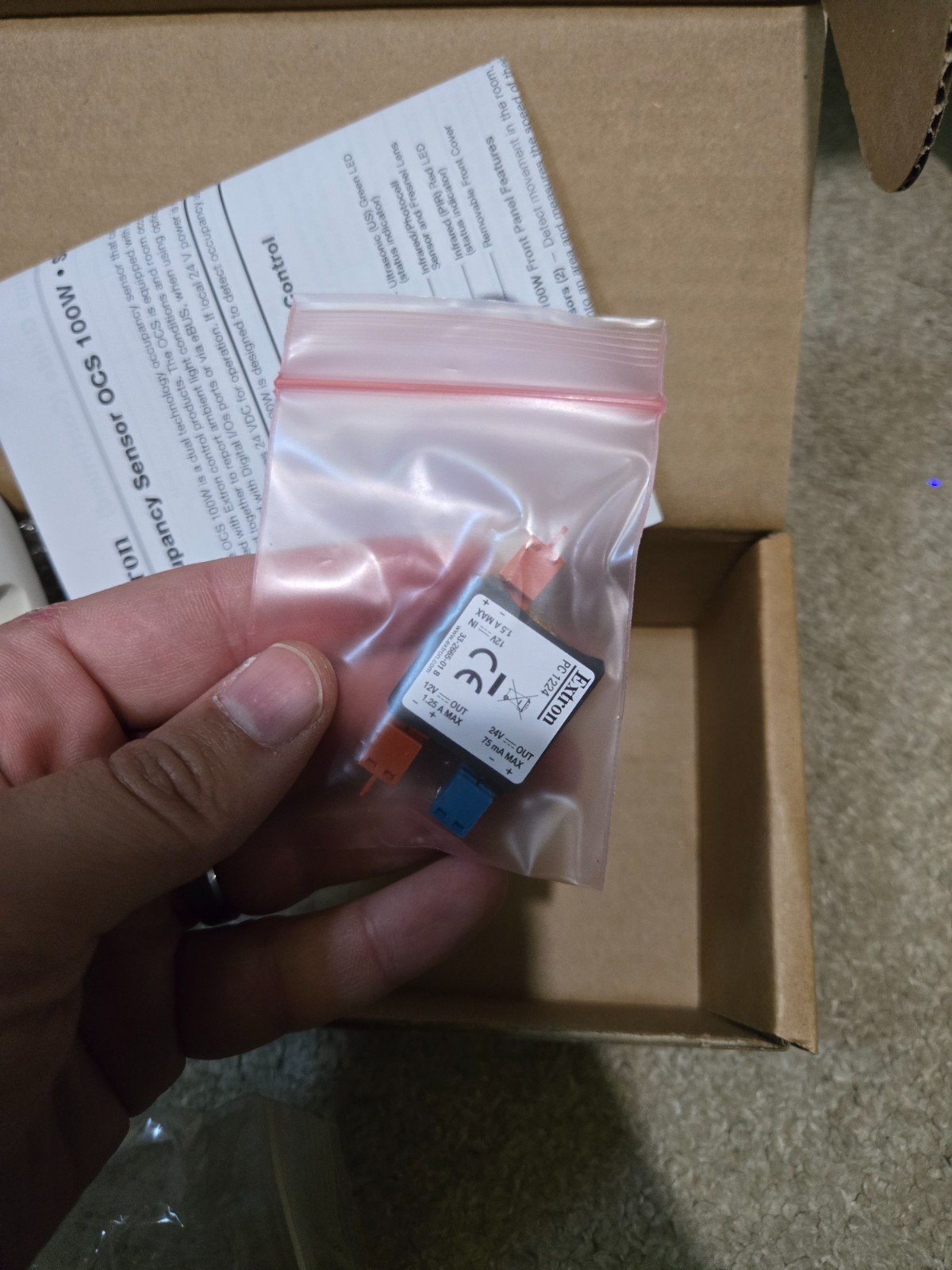 Extron Occupancy Sensor OCS 100W - New Open Box