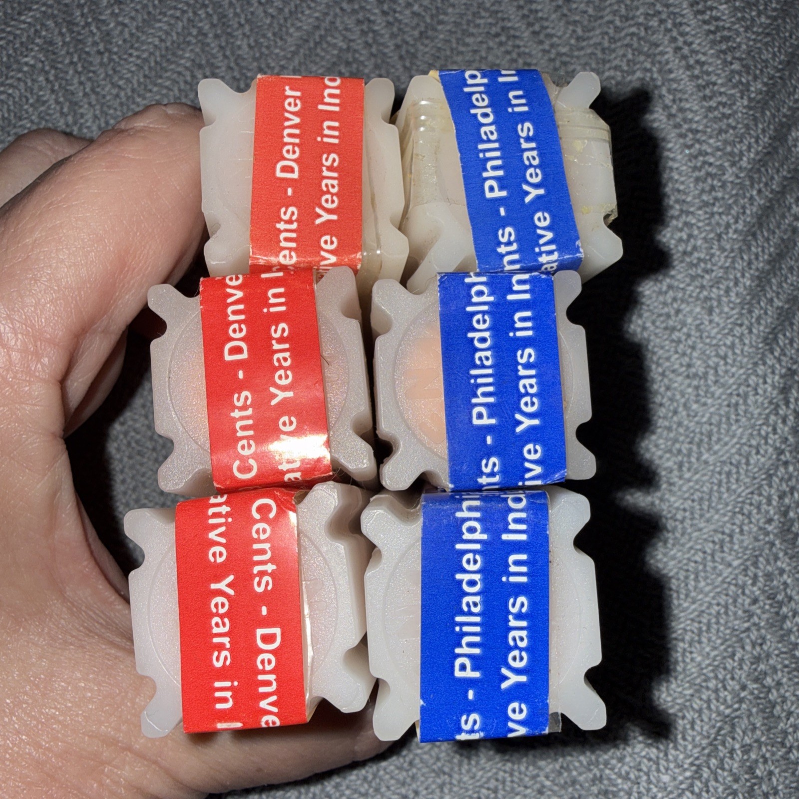 2009 P and D EARLY CHILDHOOD, FORMATIVE YEARS LINCOLN CENT ROLLS 6 ROLLS  UNC