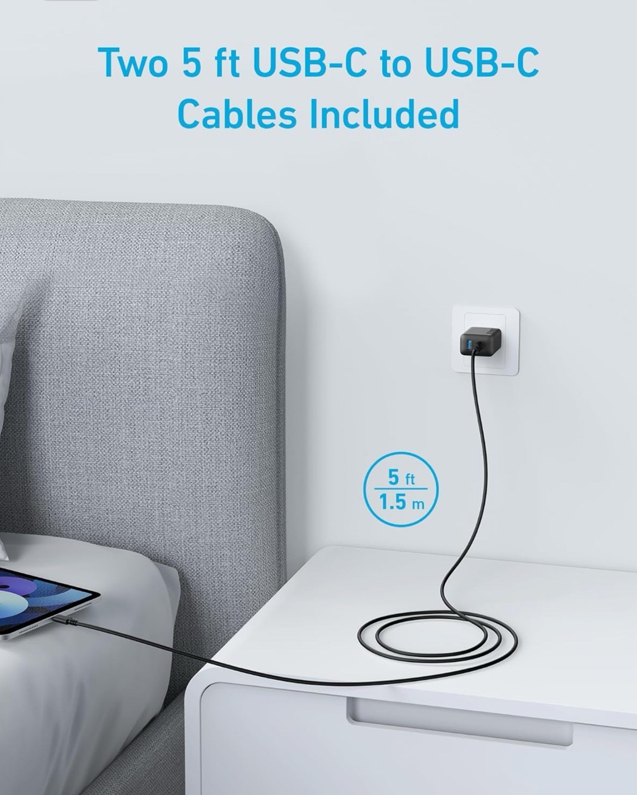 Anker iPhone 16 Charger, 2-Pack 20W Fast USB C Charger Block