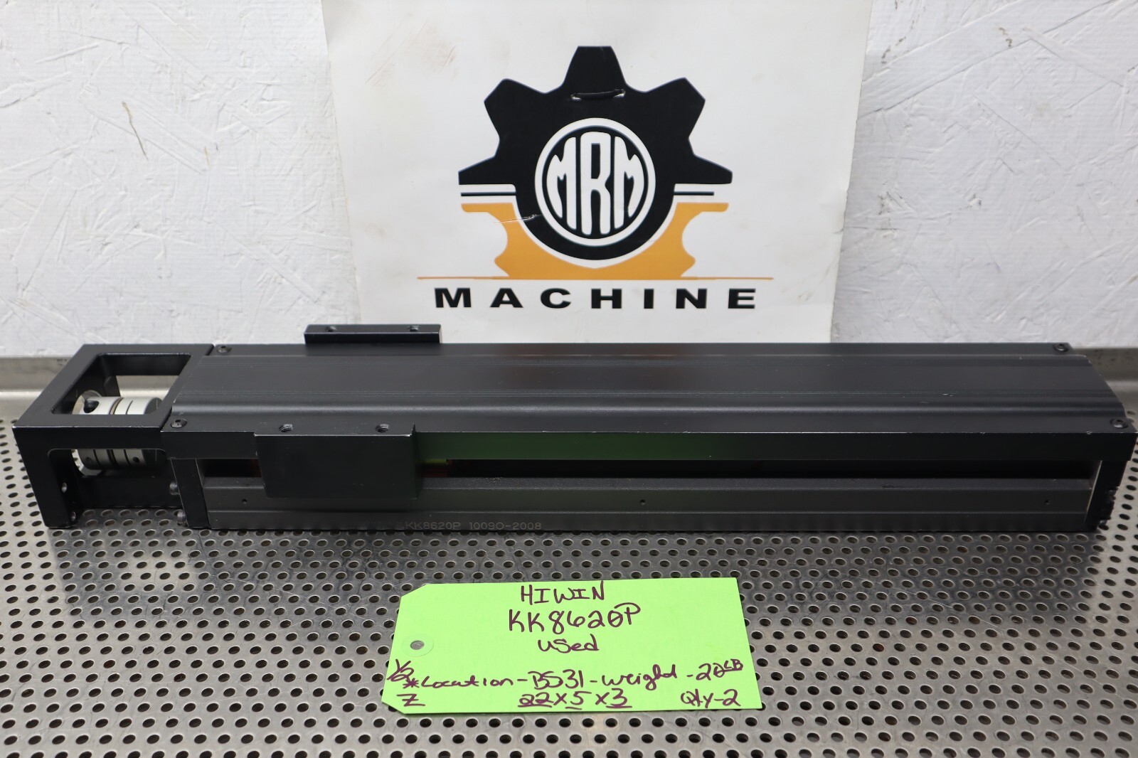 HIWIN KK86 KK8620P 1009O-2008 Linear Actuator Used W/ Warranty See All Pictures