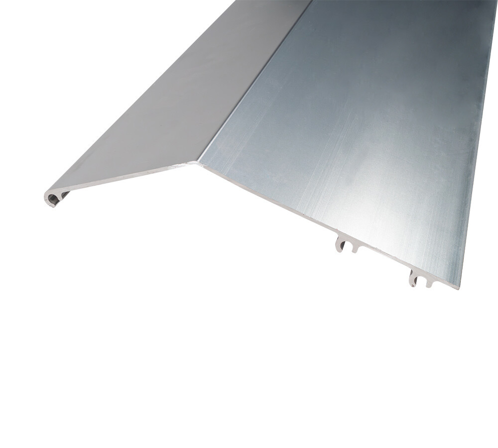 2Pk 103" Telescopic Wind Deflector for Dump Truck Tarp System, Mounting Hardware