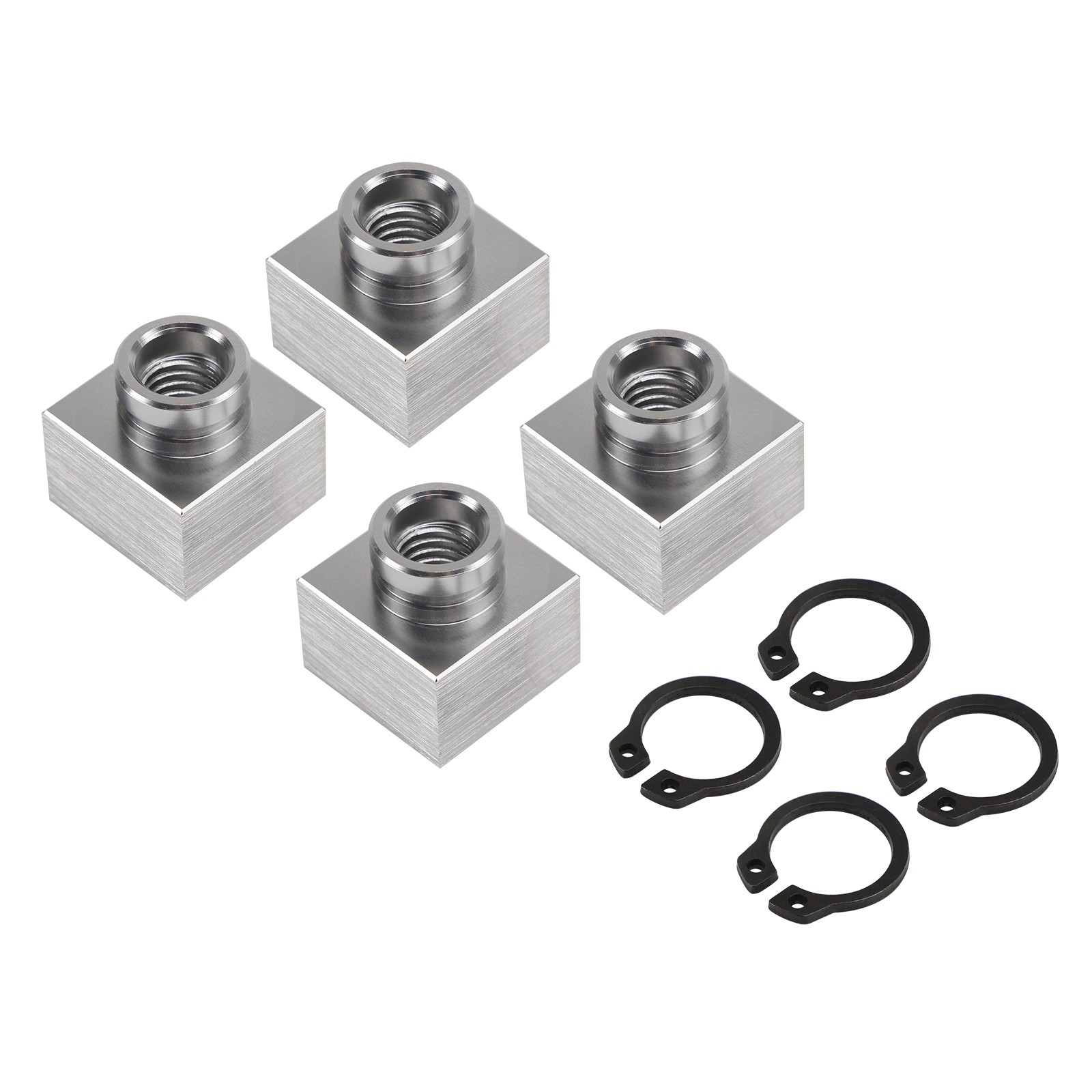 ✅4 Pcs Kit Snowmobile Trailer Insert Nut & Snap Ring 04414 For Triton Xt & Lt
