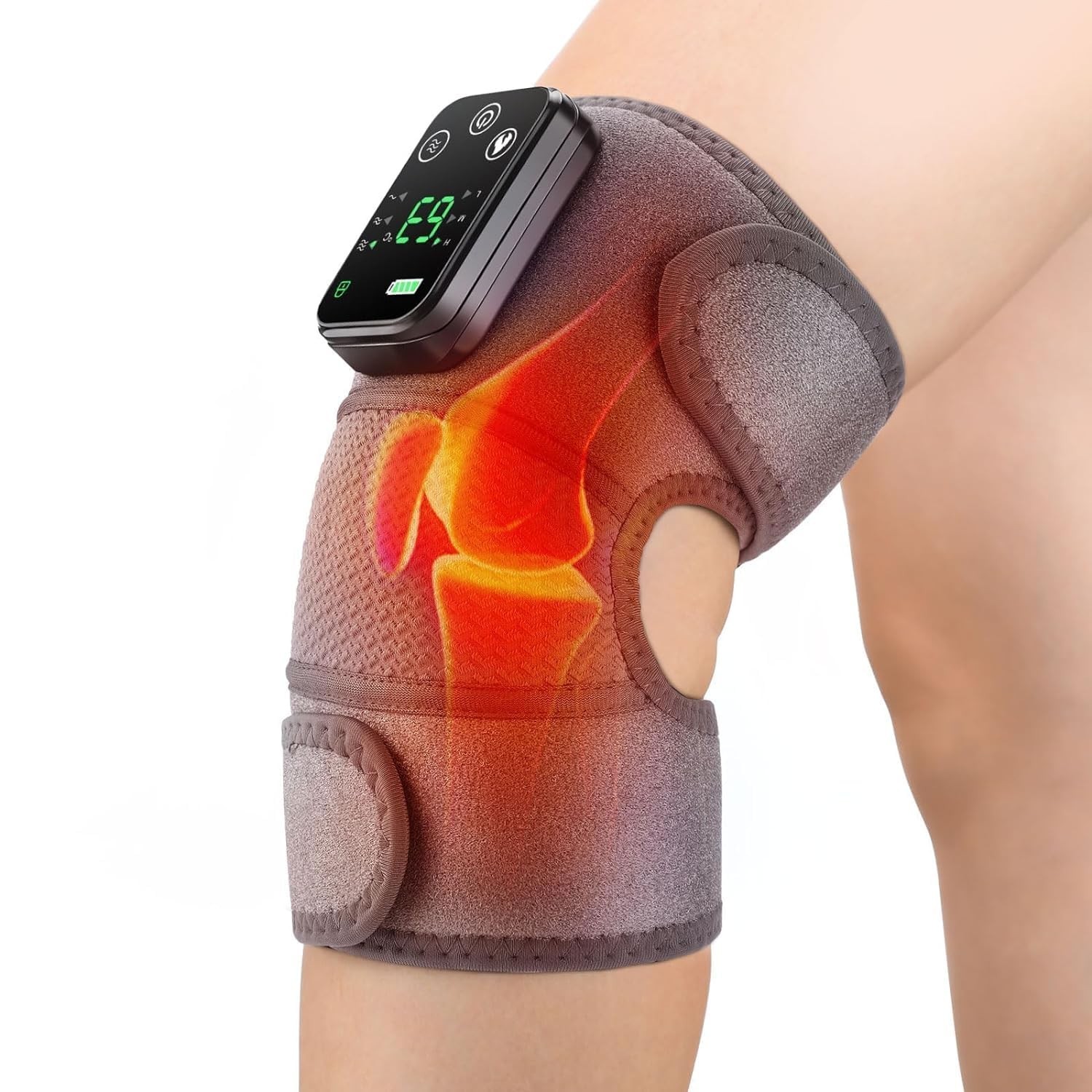 NORTHERN BROTHERS Massager for Knee Pain Relief, Knee Heating Pad for Knees t...