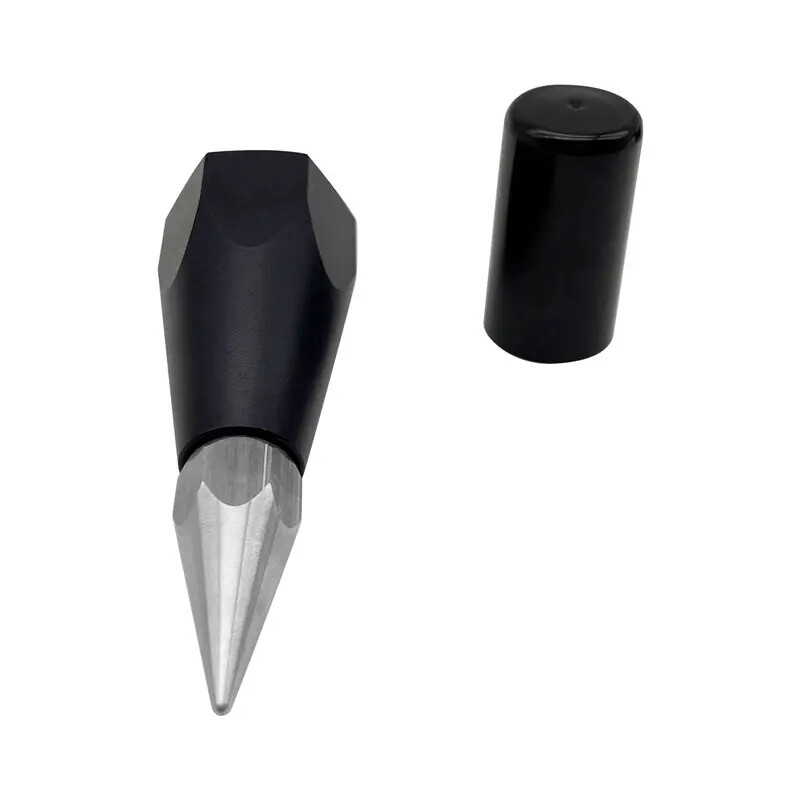5PCS Prism Pole Point With Replaceable Tip 5/8 Internal Thread
