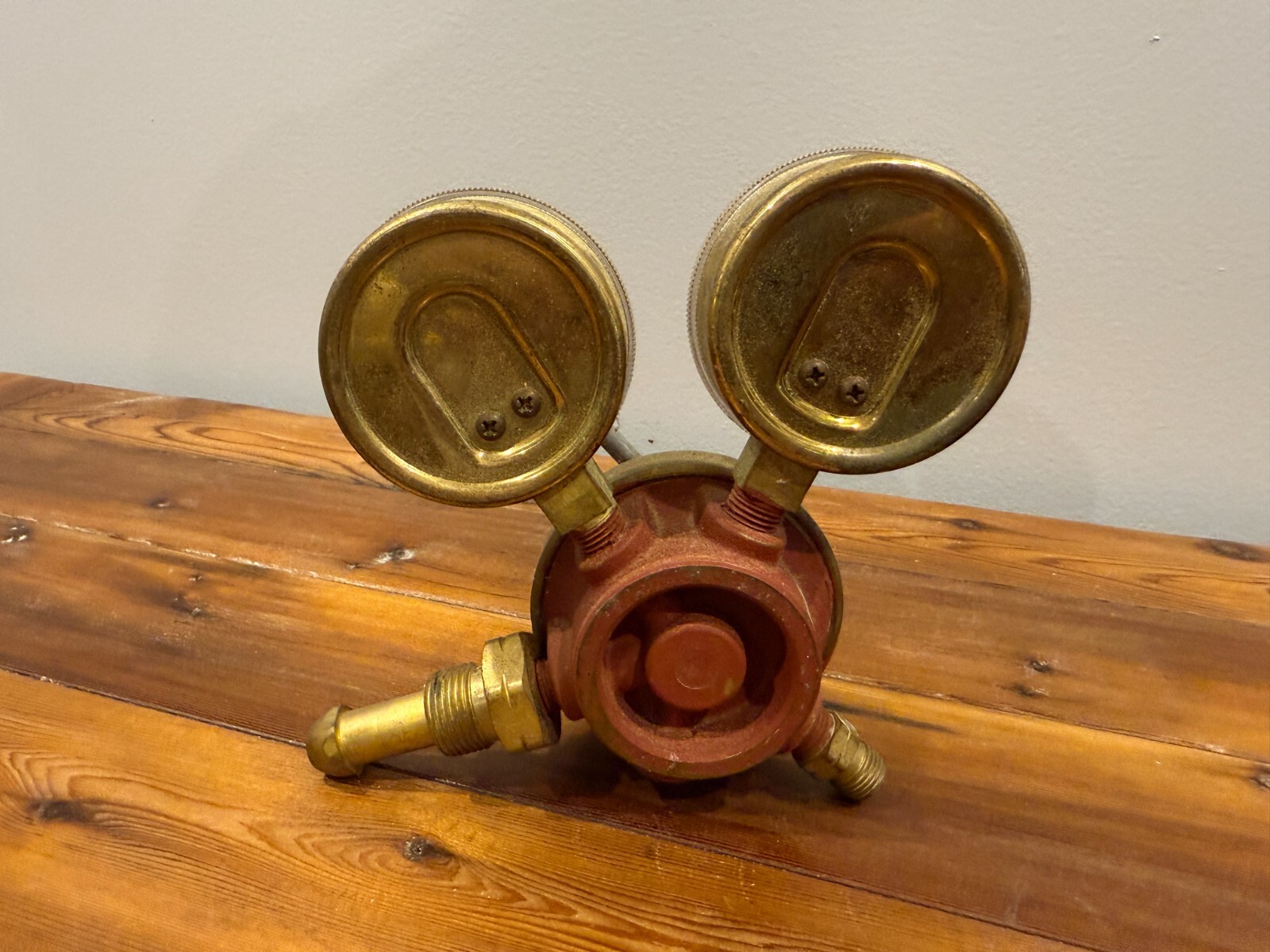 Brooklyn NY Acetylene Oxygen Brass Regulator S-S Co.