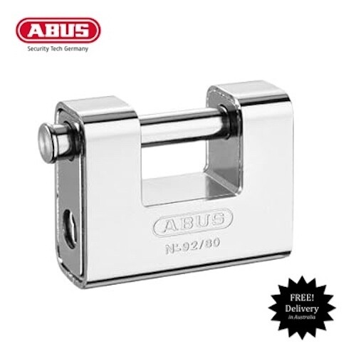 ABUS Padlock Monoblock  92/80 -80mm High Security Padlock-FREE POST