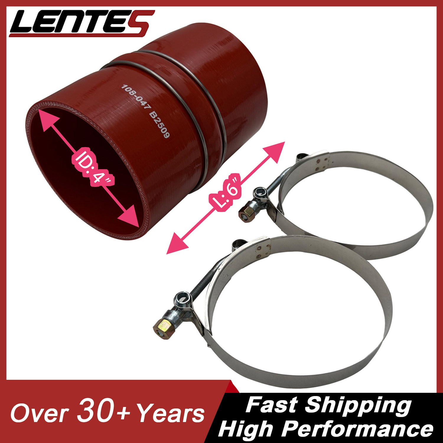 Charge Air Cooler CAC Hump Hose 4 Inch ID x 6 Inch Silicone Truck Replacement