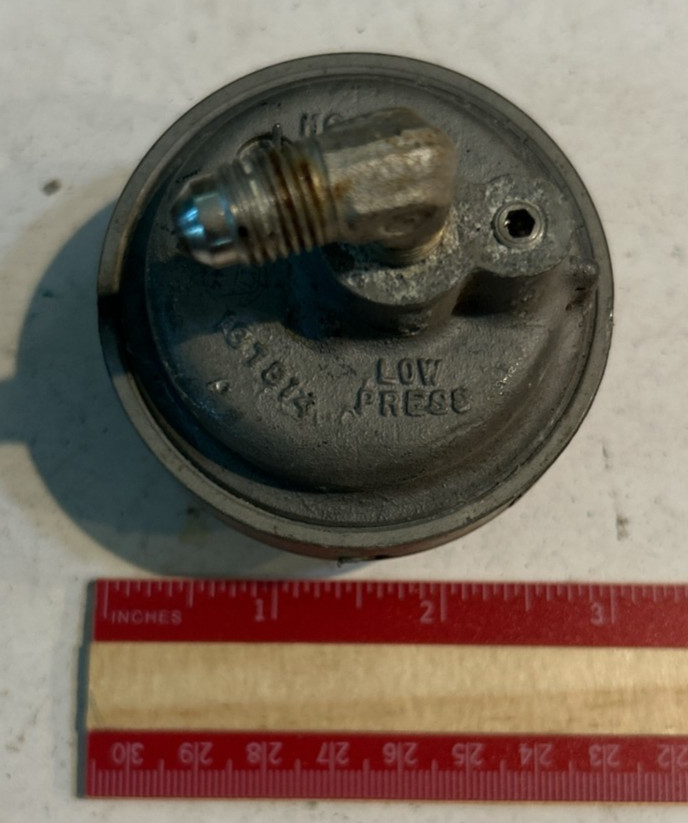 SEPT 14 1972? NASA SPACE PROGRAM LOW PRESSURE VALVE CHARLES BELL AUCTION B