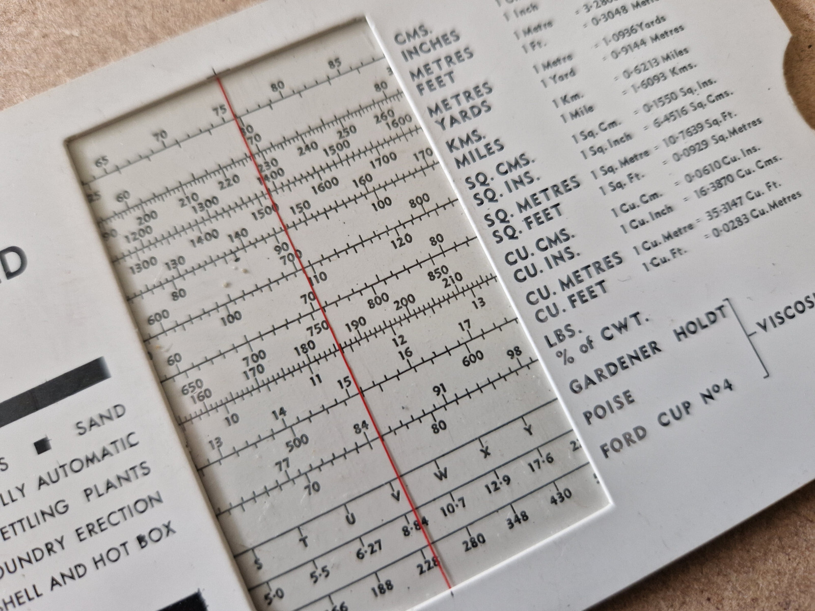 METRIVERTER SERIES M1763 MEASURING TOOLS SPENHOUSE DEVELOPMENTS LIMITED
