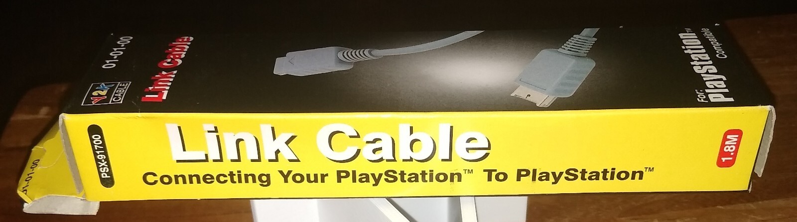 New Link Cable For Original Playstation System Links 2 Systems Together
