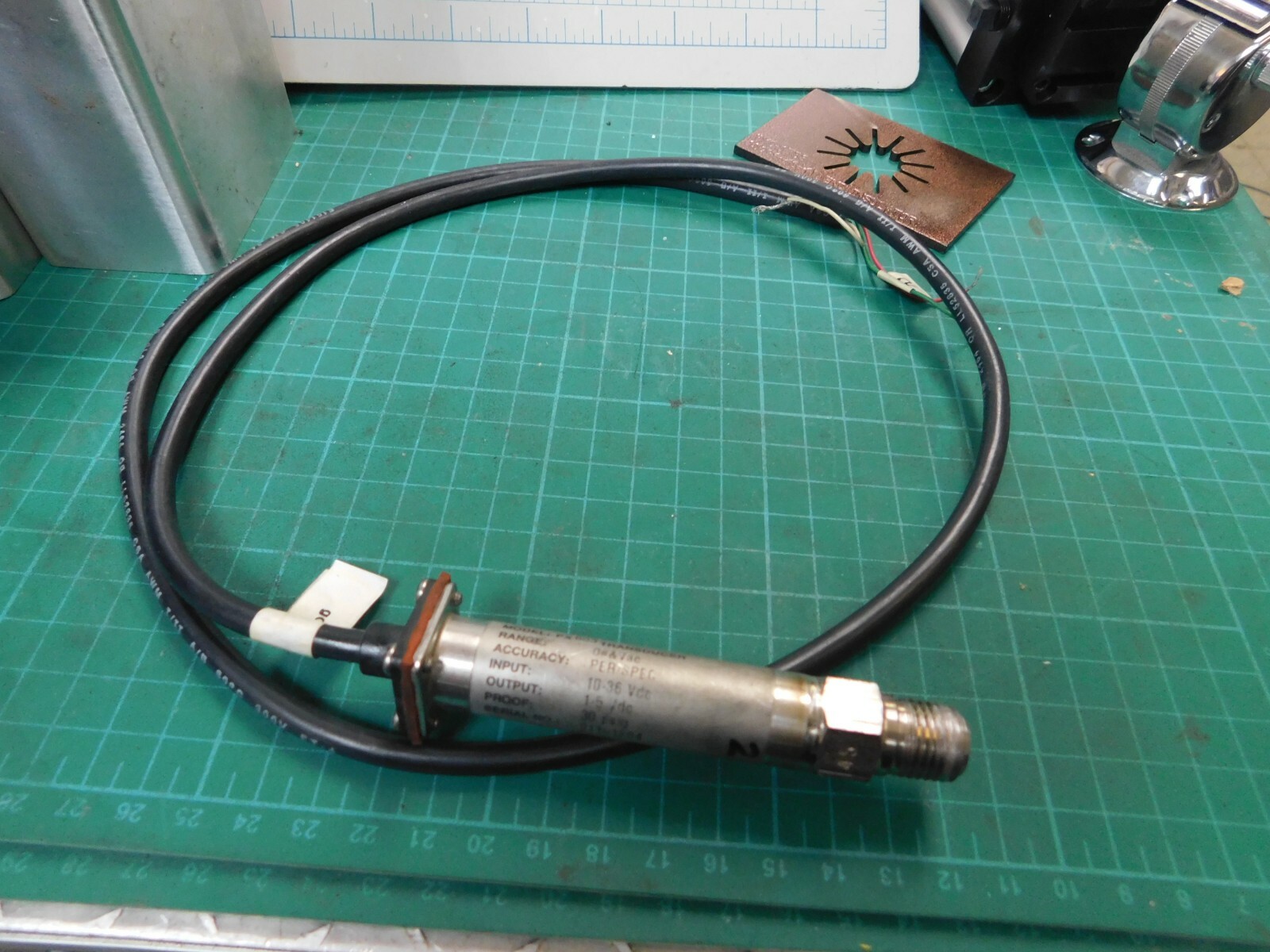 Omega PX603 Pressure Transducer 10-30 VDC Input, 1-5 VDC Output