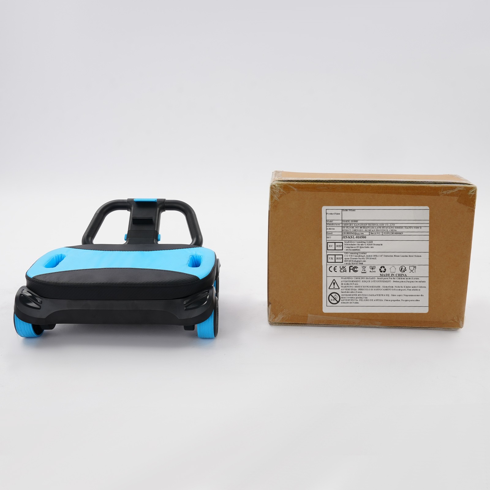 AB Roller Wheel, Four-Wheel Elbow Support Abdominal Roller Abdominal Roller Blue