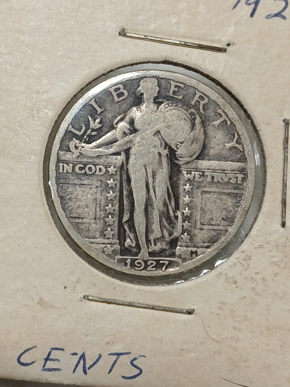 1927 Standing Liberty Quarter Nice Condition