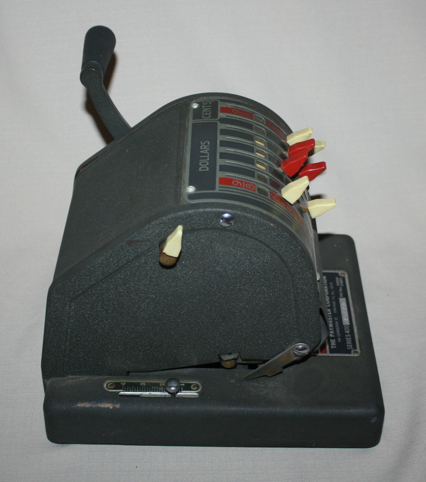 Vintage Paymaster Checkwriter & Protector Series 400 Office Decor Check