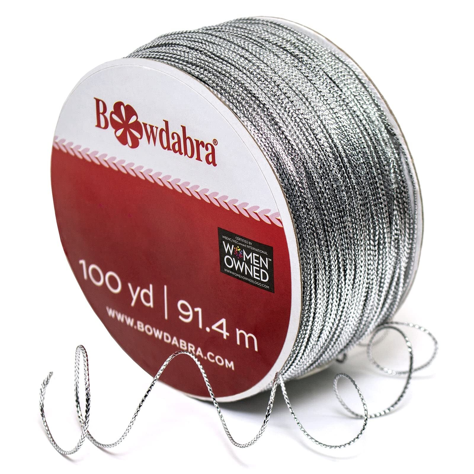 100 Yards Silver Bowdabra Bow Wire Value Pack for Wreaths Gift Wrapping
