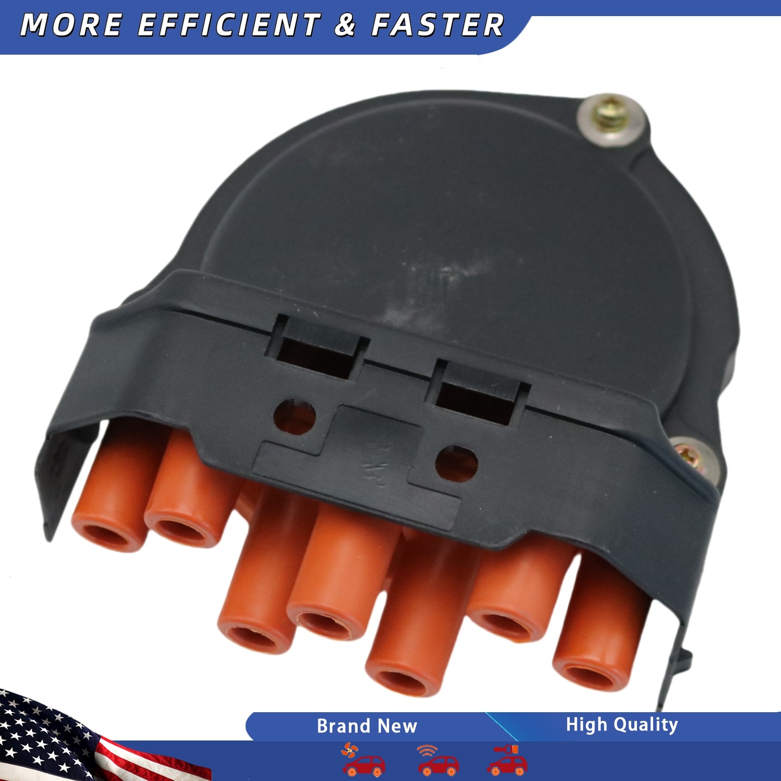 Fits BMW E23 E24 E28 E30 E31 E32 Distributor Cap&Rotor 12111725070 12111734110