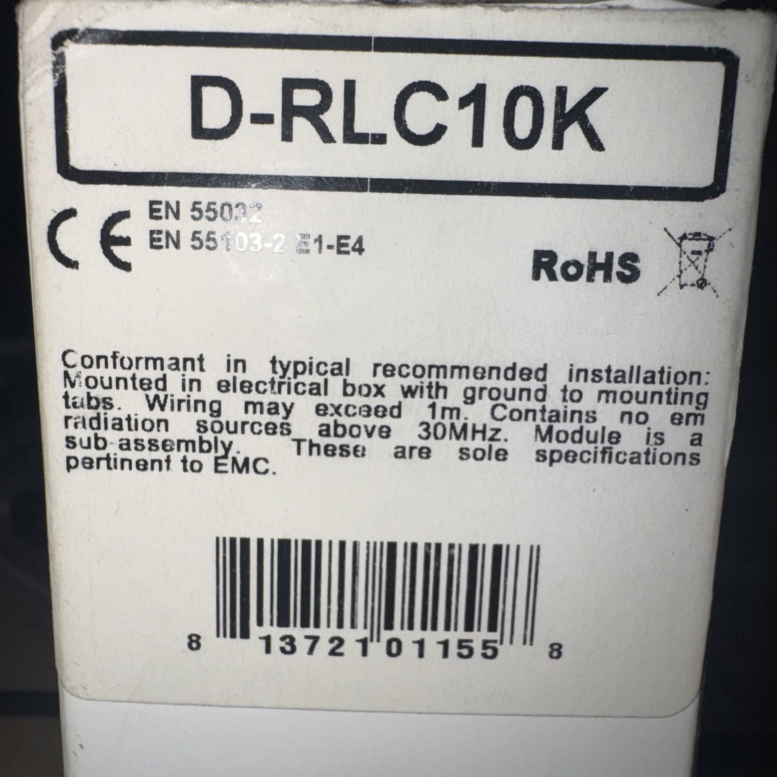 Radio Design Labs RDL D-RLC10K VCA-New
