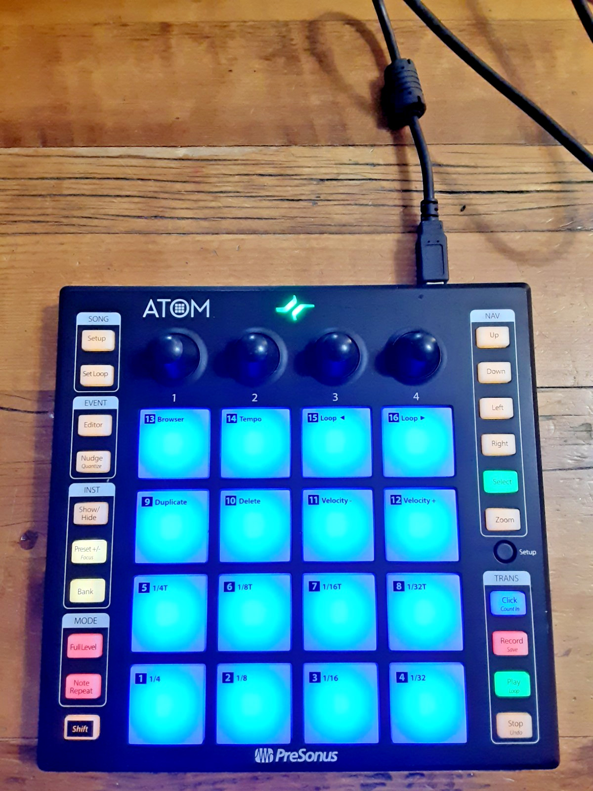 PreSonus ATOM MIDI Pad Controller & M-Vave SMK-25 Keyboard MIDI Controller