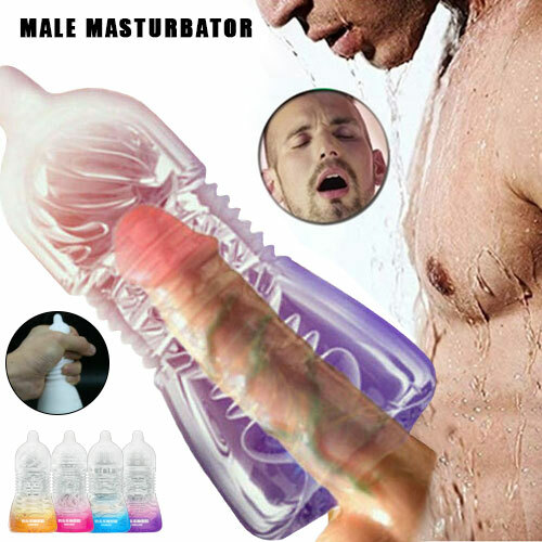 Sex-Toy-Male-Masturbaters-Sucking-Cup-Realistic-Vagina-Pussy-Stroker Lubricants