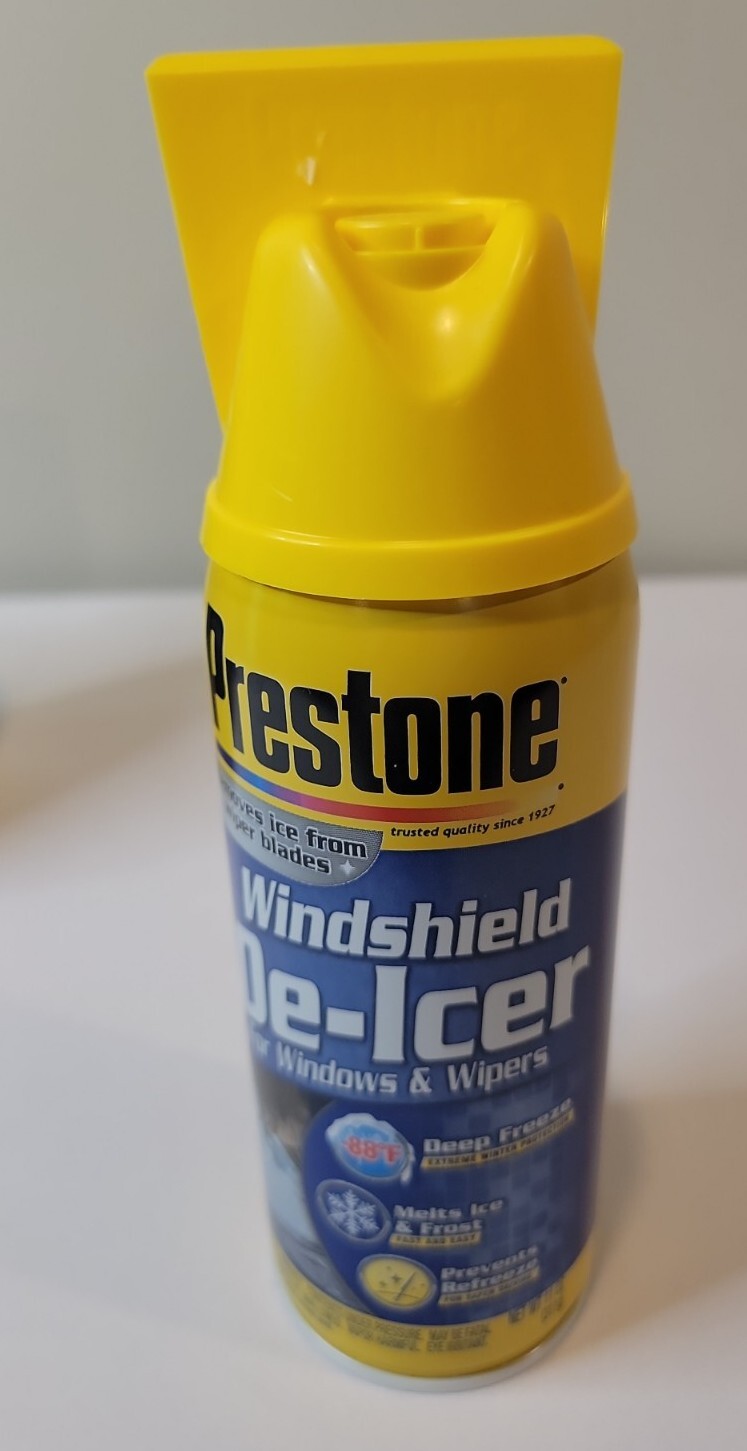 Prestone AS242 Windshield De-Icer SPRAY ICE REMOVER SCRAPER 11 Oz, 5 Pack
