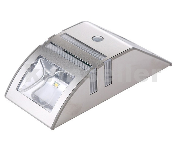 3Pack 2 LED Solar Power Motion Sensor Light Wall Garden Lamp outdoor wateproof