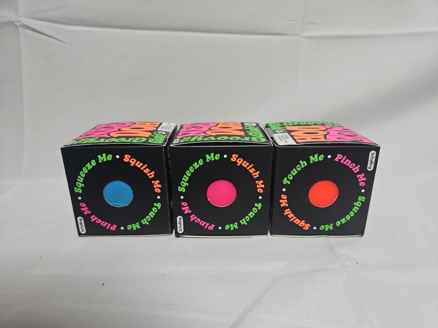 Schylling Nee-Doh Groovy Glob. Brand New. Sealed. Viral Toy. Lot Of 3 Needoh!