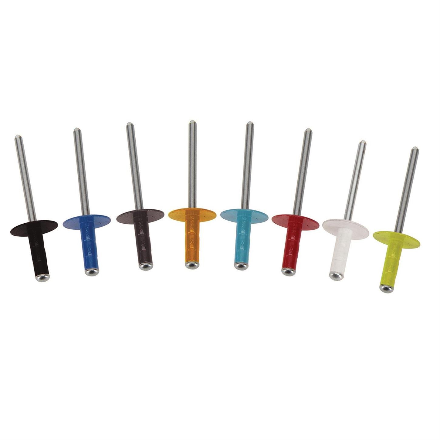 Multi-Grip Rivets, 3/16 Inch, Box Of 250, Large, White