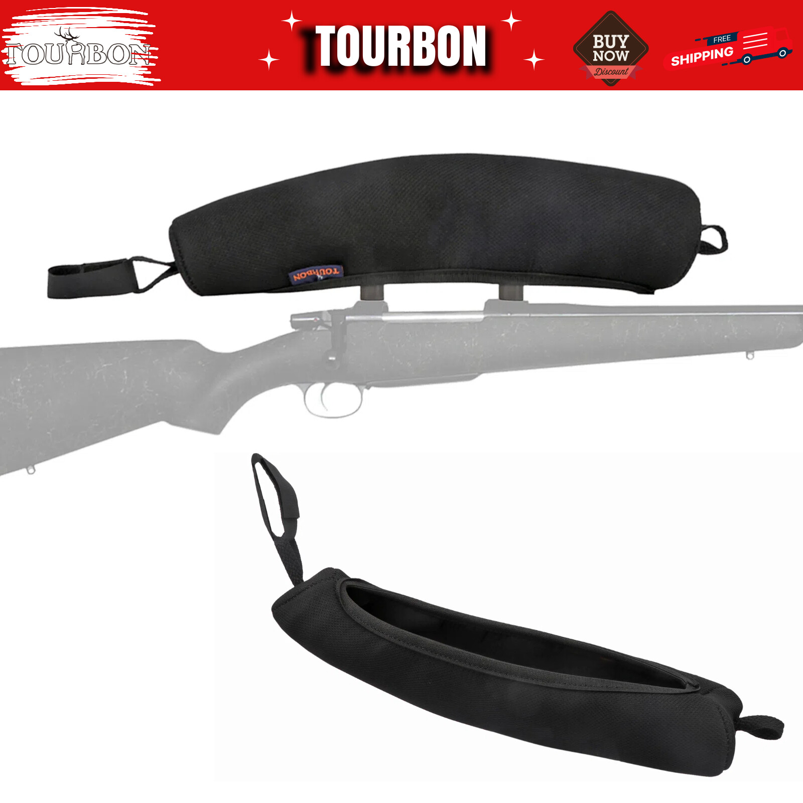 TOURBON Hunting Rifle Scope Cover Cap Protection Anti Dust Neoprene Dustproof