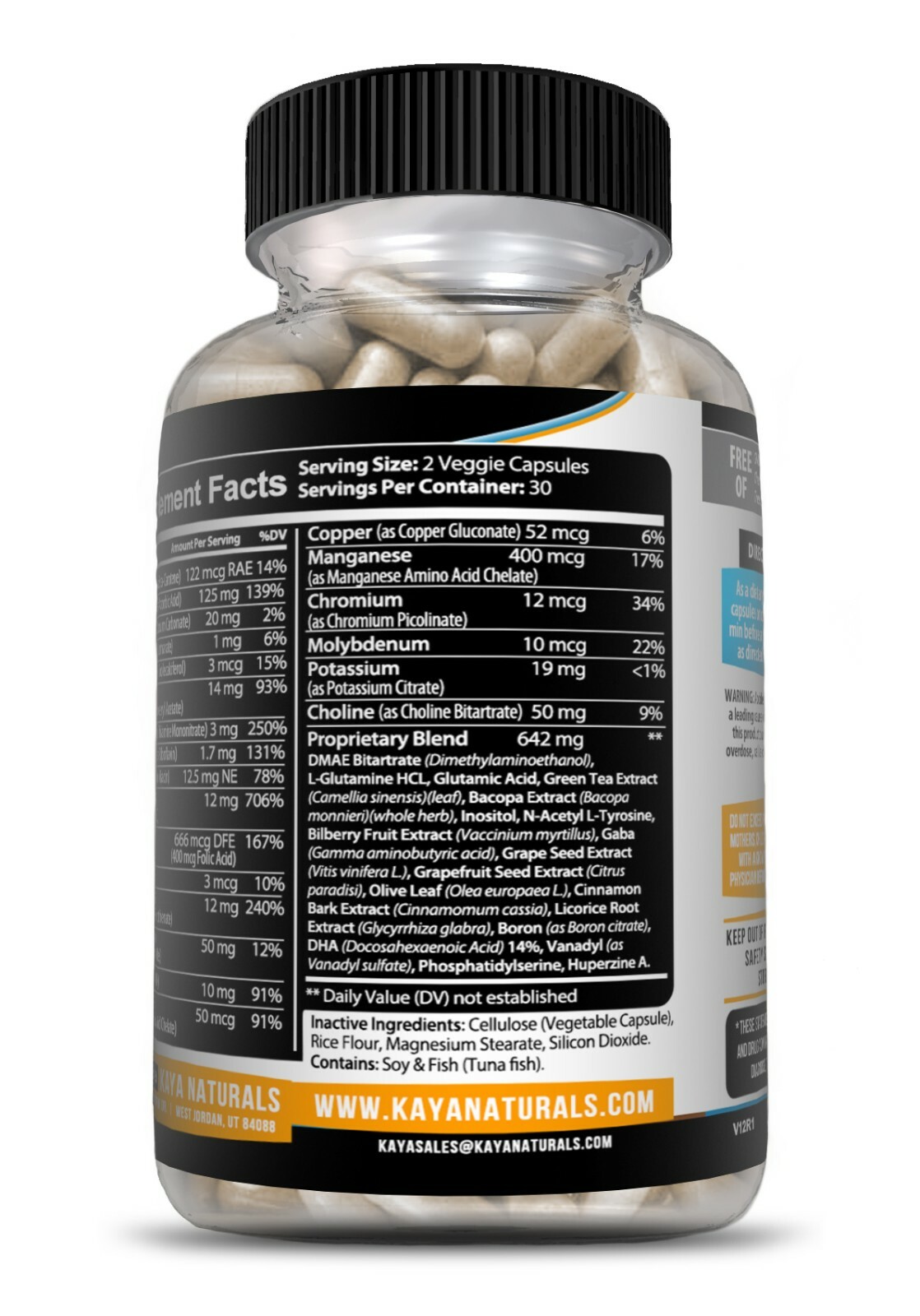 (2 Pack) Neuro Brain & Focus, Memory, Function, Clarity Nootropic Supplement