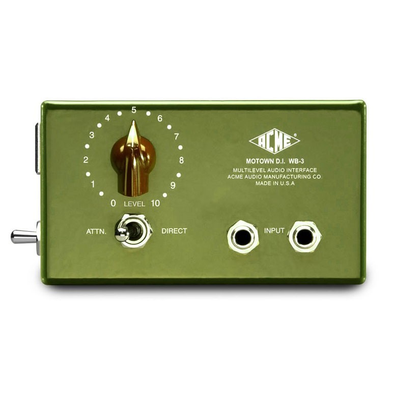 Acme Audio Motown D.I. WB-3 Direct Input Box with Vintage Replica Transformer