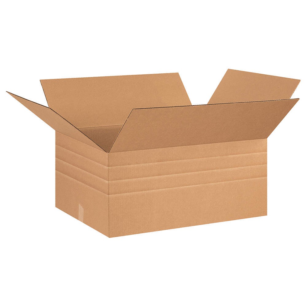 GRAINGER APPROVED 55VH99 PK 10 Shipping Box,26x20x12-6 in 55VH99