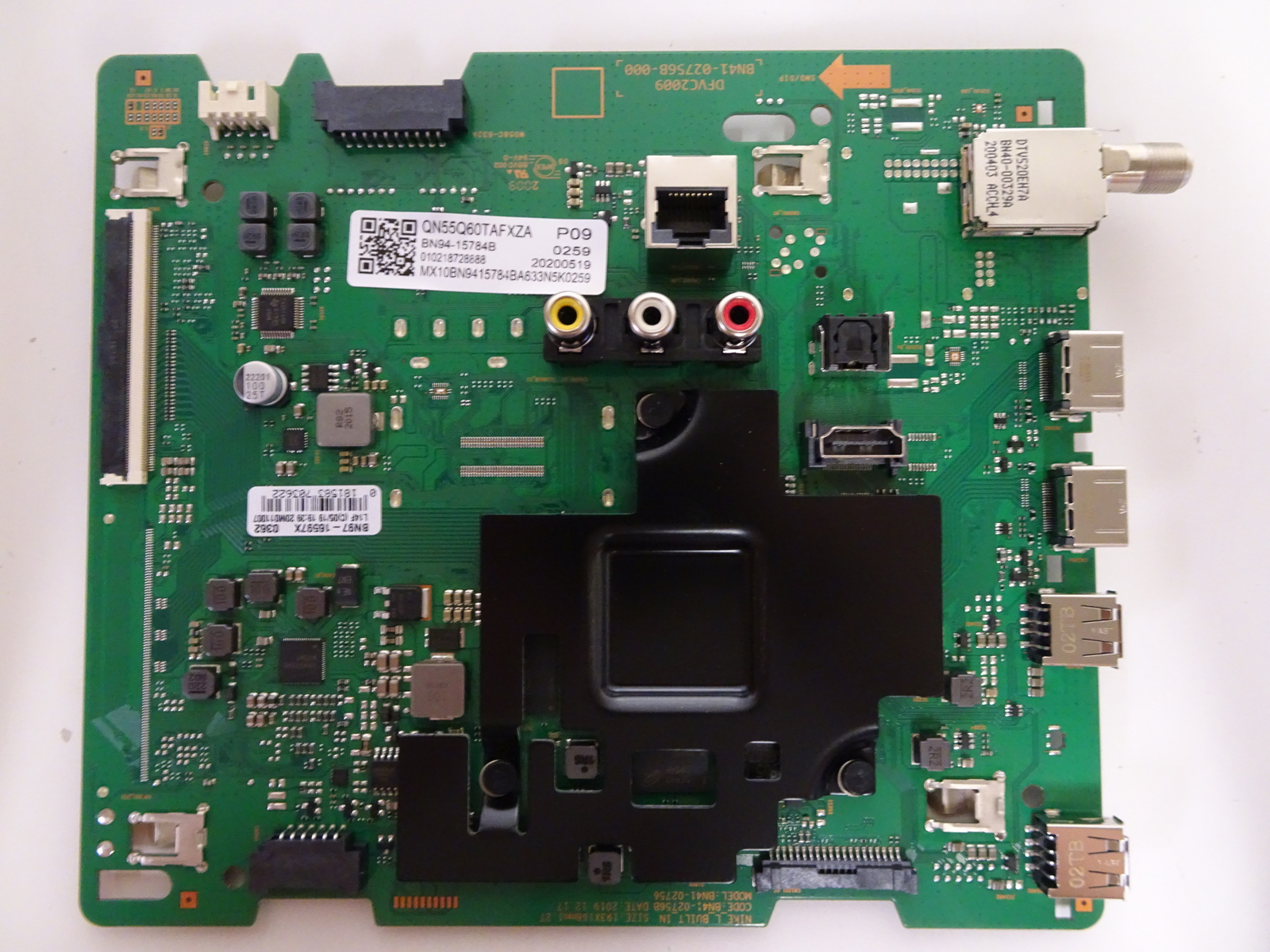 Samsung QN55Q60TAFXZA Main Board (BN97-16597X) BN94-15784B