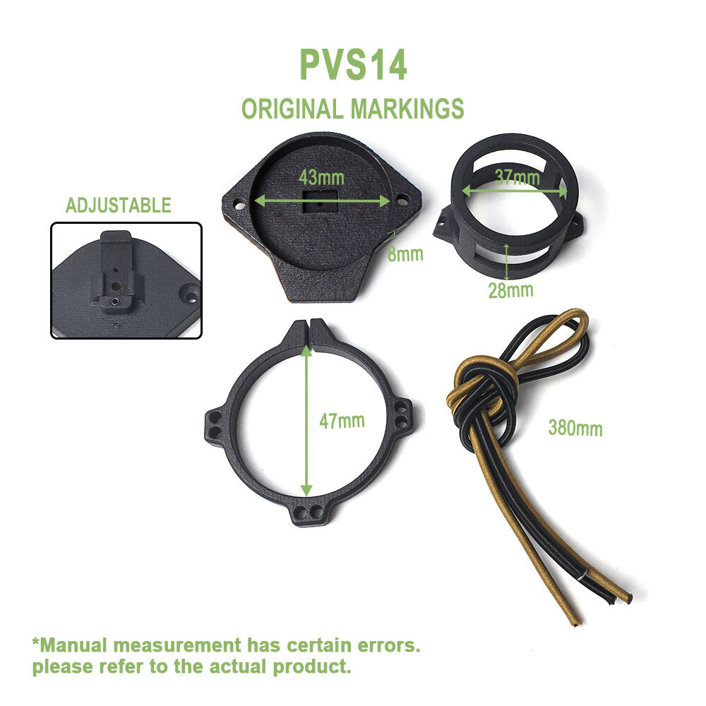 Night Vision PVS-14 NVG Scope Cap Protective Lens Cover For PVS14 Accessories