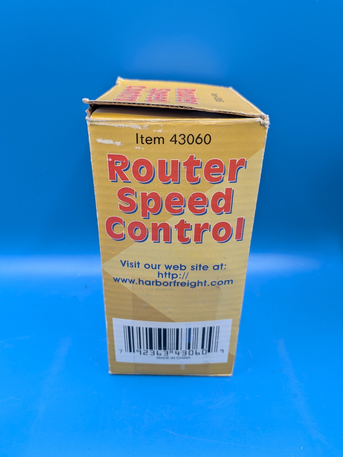 Router Speed Control Item 43060 Harbor Freight Box 120V 15A Variable or Full